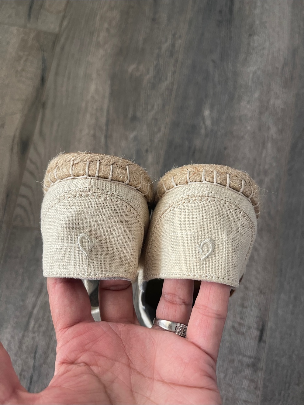 OluKai Women's Espadrille Slip-On in Natural Beige - Picture 5 of 8